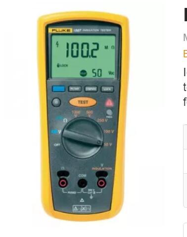 Fluke-1507 Insulation Tester